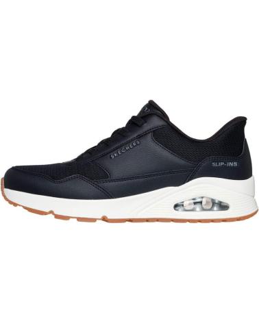 SKECHERS SLIP-INS UNO-BANKSIA 183022-BLK BLACK NEGRO