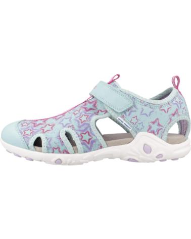 Sandali per Bambina GEOX SANDALIAS NINA MODELO J S WHINBERRY G C COLOR VERDE C4A8R