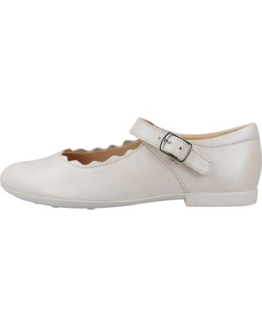 Sabrinas de Menina GEOX ZAPATOS NINA MODELO JR PLIE COLOR BLANCO C1000