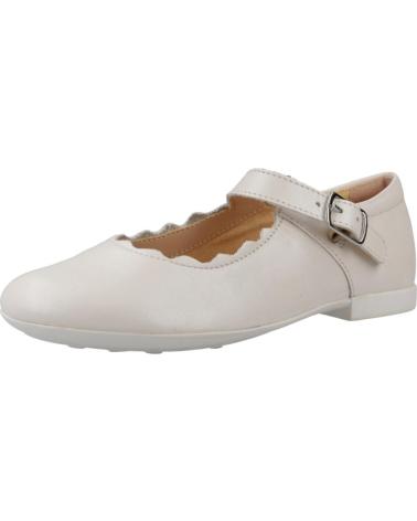 Sabrinas de Menina GEOX ZAPATOS NINA MODELO JR PLIE COLOR BLANCO C1000