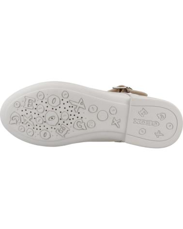 Sabrinas de Menina GEOX ZAPATOS NINA MODELO JR PLIE COLOR BLANCO C1000