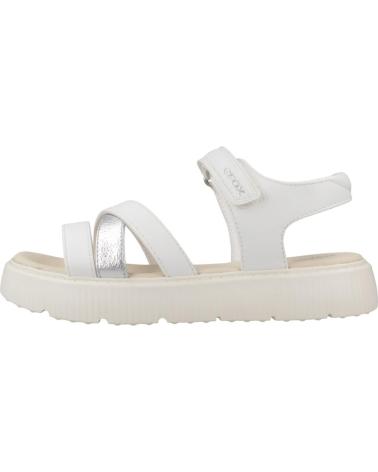 Sandálias de Menina GEOX SANDALIAS NINA MODELO J SANDAL KODETTE GIR COLOR BLANCO C000 C0007