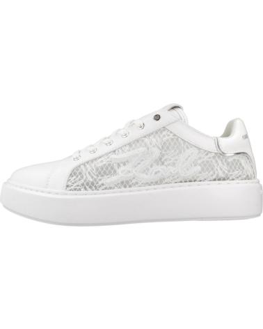 Sportivo per Donna KARL LAGERFELD ZAPATILLAS MUJER MODELO KUP AUTOGRAPH LACE LO COLOR BLANCO 4 411 WHITE