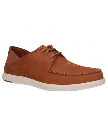 Chaussures pour Homme CLARKS 26165980 BRATTON TIE DARK TAN NUBUCK