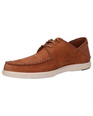 Chaussures pour Homme CLARKS 26165980 BRATTON TIE DARK TAN NUBUCK
