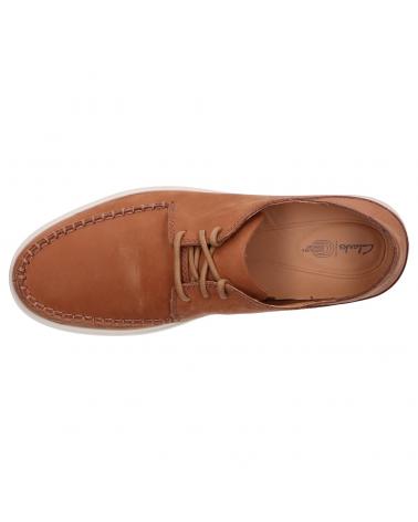 Chaussures pour Homme CLARKS 26165980 BRATTON TIE DARK TAN NUBUCK