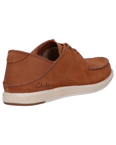 Chaussures pour Homme CLARKS 26165980 BRATTON TIE DARK TAN NUBUCK