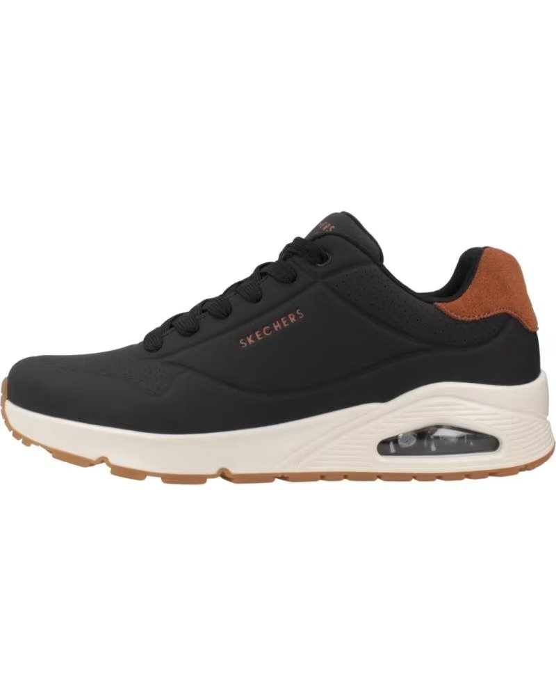 SKECHERS ZAPATILLAS 183004BLK EN PARA HOMBRE NEGRO