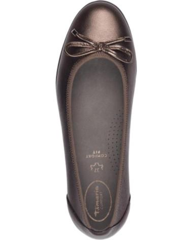 Flat-Shoes-De-Mujer-TAMARIS-82104-PIEL-BRONCE-BRONZE