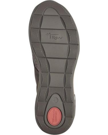 Sportif pour Femme TAMARIS 83714 NUBUCK-LICRA KAKI TAUPE
