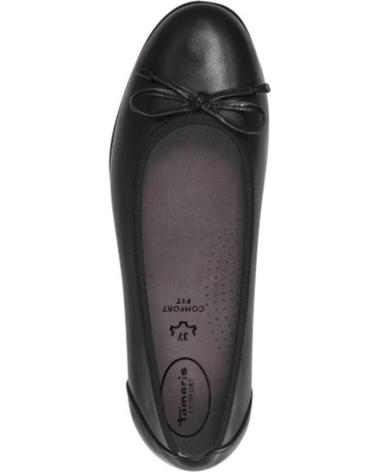 Woman Flat shoes TAMARIS 82104 PIEL NEGRA NEGRO