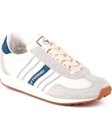 Man Zapatillas deporte YUMAS - DEPORTIVO COLECCION PIE Y MICROFIBRA NEW N BLANCO AZUL