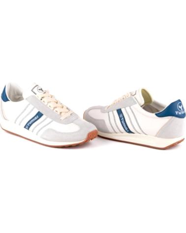 Man Zapatillas deporte YUMAS - DEPORTIVO COLECCION PIE Y MICROFIBRA NEW N BLANCO AZUL