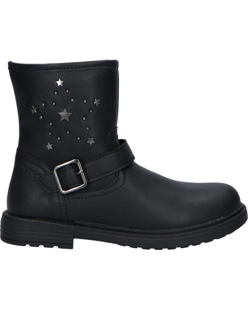 Woman and girl boots GEOX J369QR 000BC J ECLAIR GIRL C9999 BLACK