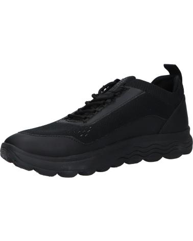 Sportivo per Uomo geox U35BYA 0006K U SPHERICA C9996 BLACK-BLACK