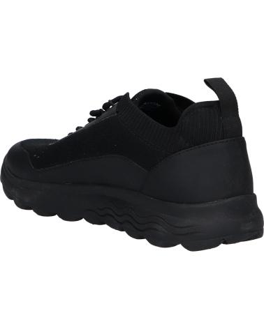 Sportivo per Uomo geox U35BYA 0006K U SPHERICA C9996 BLACK-BLACK