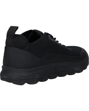 Sportivo per Uomo geox U35BYA 0006K U SPHERICA C9996 BLACK-BLACK