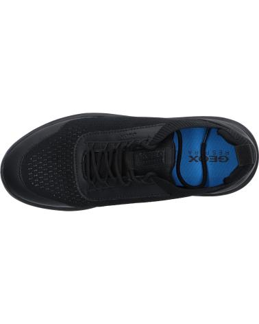 Sportivo per Uomo geox U35BYA 0006K U SPHERICA C9996 BLACK-BLACK