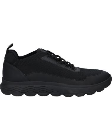 Sportivo per Uomo geox U35BYA 0006K U SPHERICA C9996 BLACK-BLACK