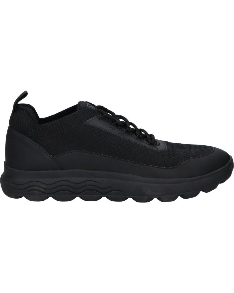 Sportivo per Uomo geox U35BYA 0006K U SPHERICA C9996 BLACK-BLACK