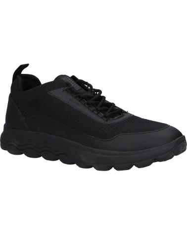 Sportivo per Uomo geox U35BYA 0006K U SPHERICA C9996 BLACK-BLACK