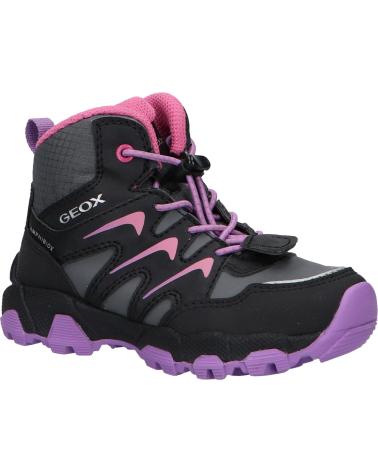 Botas de Mujer y Niña y Niño GEOX J264LB 054FU J MAGNETAR G B ABX C0037 BLACK-PURPLE