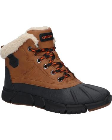 Bottes pour Garçon GEOX BOTAS NINO MODELO 154153 COLOR MARRON C0034