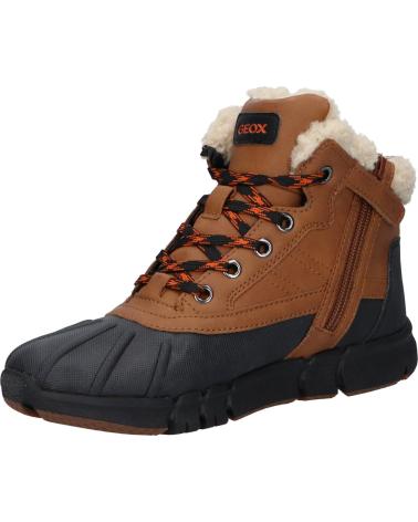 Bottes pour Garçon GEOX BOTAS NINO MODELO 154153 COLOR MARRON C0034