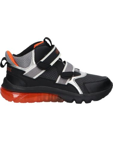 Botas de Niño geox J36LBA 0BUCE J CIBERDRON BOY C0038 BLACK-ORANGE