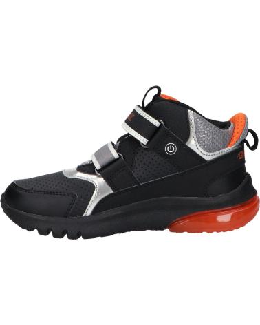 Botas de Niño geox J36LBA 0BUCE J CIBERDRON BOY C0038 BLACK-ORANGE