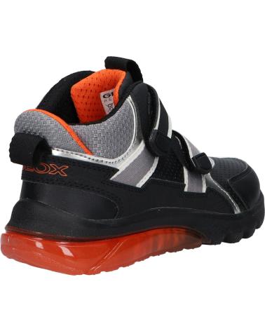 Botas de Niño geox J36LBA 0BUCE J CIBERDRON BOY C0038 BLACK-ORANGE