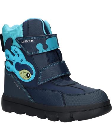 Bottes pour Garçon GEOX BOTAS NINO MODELO J WILLABOOM COLOR AZUL CF4N4