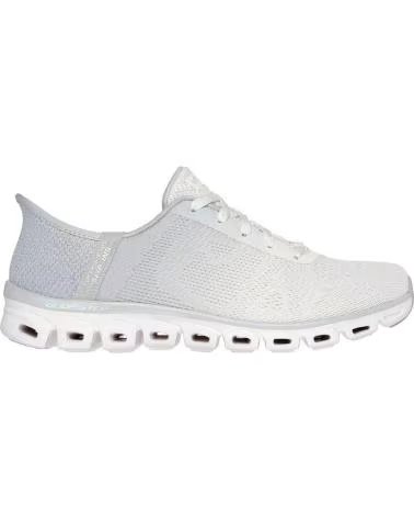 Sportivo per Donna SKECHERS 104566 ZAPATILLAS CASUAL DE MUJER SLIP INS GRIS