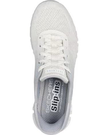 Sportivo per Donna SKECHERS 104566 ZAPATILLAS CASUAL DE MUJER SLIP INS GRIS