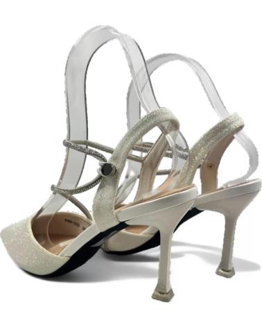 Sandálias de Mulher TIMBOS SANDALIA TACON FIESTA DE MUJER 130973 BLANCO