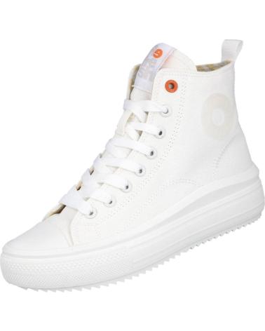 Esportes  de Mulher REFRESH 172722 ZAPATILLAS ALTAS DE LONA BLANCO
