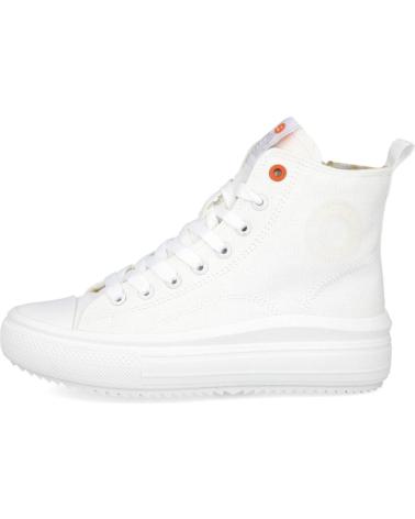 Esportes  de Mulher REFRESH 172722 ZAPATILLAS ALTAS DE LONA BLANCO