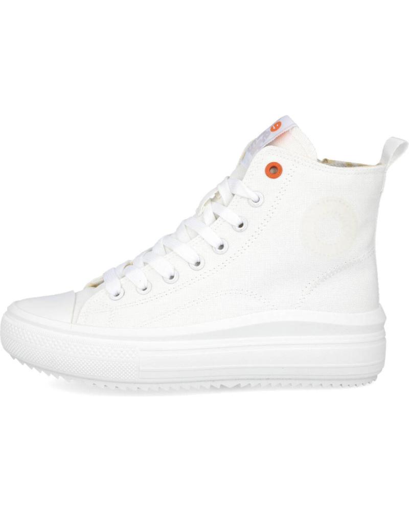 Esportes  de Mulher REFRESH 172722 ZAPATILLAS ALTAS DE LONA BLANCO
