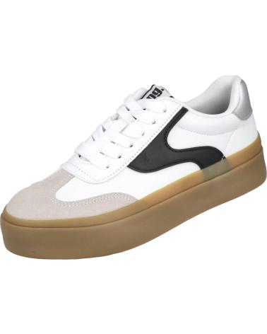 Deportivas de Mujer MTNG 60541-C57256 SKATY ZAPATILLAS DE MUJER BLANCO-NEGRO