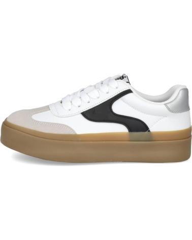 Deportivas de Mujer MTNG 60541-C57256 SKATY ZAPATILLAS DE MUJER BLANCO-NEGRO