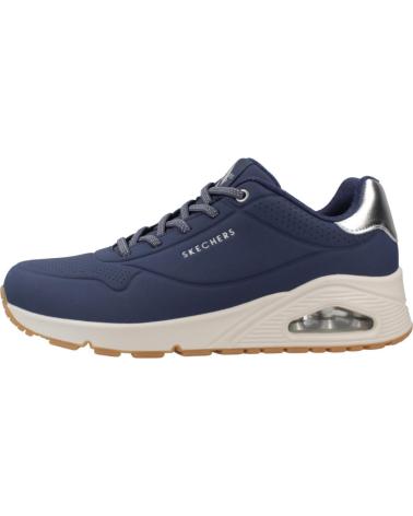 SKECHERS ZAPATILLAS MUJER MODELO SHIMMER AWAY COLOR AZUL NVSL