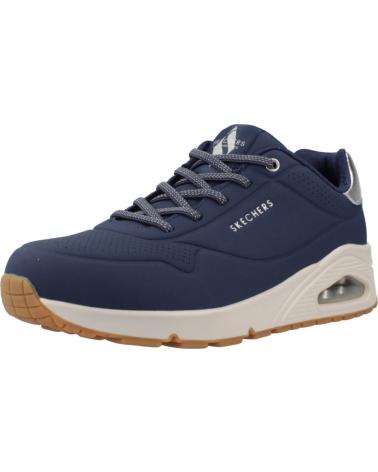 SKECHERS ZAPATILLAS MUJER MODELO SHIMMER AWAY COLOR AZUL NVSL