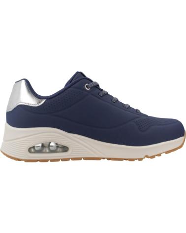 SKECHERS ZAPATILLAS MUJER MODELO SHIMMER AWAY COLOR AZUL NVSL