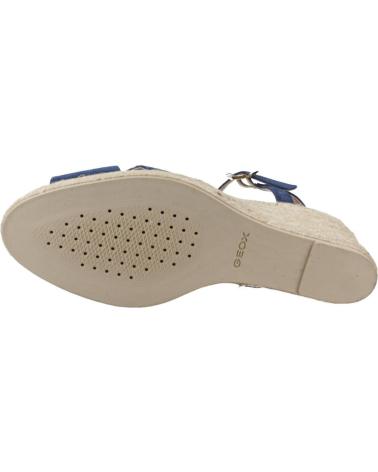 Sandales pour Femme GEOX ALPARGATAS MUJER MODELO D GELSA LOW COLOR AZUL C4002