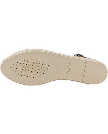 Sandales pour Femme GEOX ALPARGATAS MUJER MODELO D LAMPEDUSA COLOR NEGRO C9209