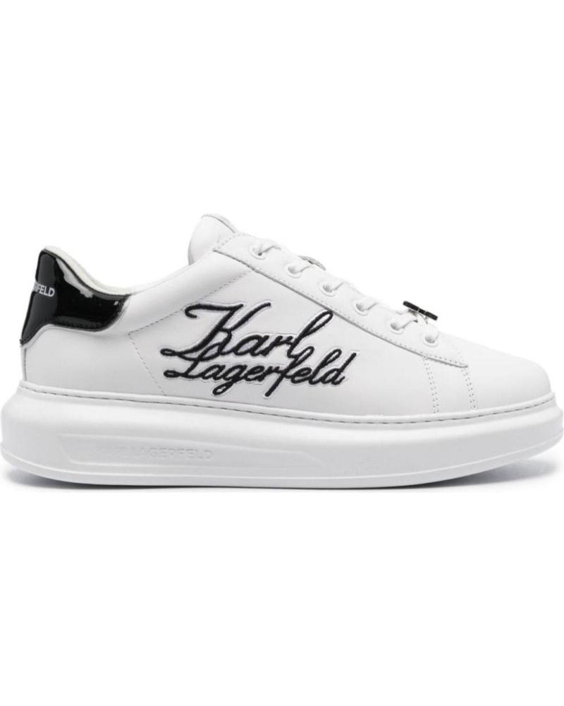 Sportif pour Homme KARL LAGERFELD KAPRI MENS SIGNIA SCROLL LO BLANCO