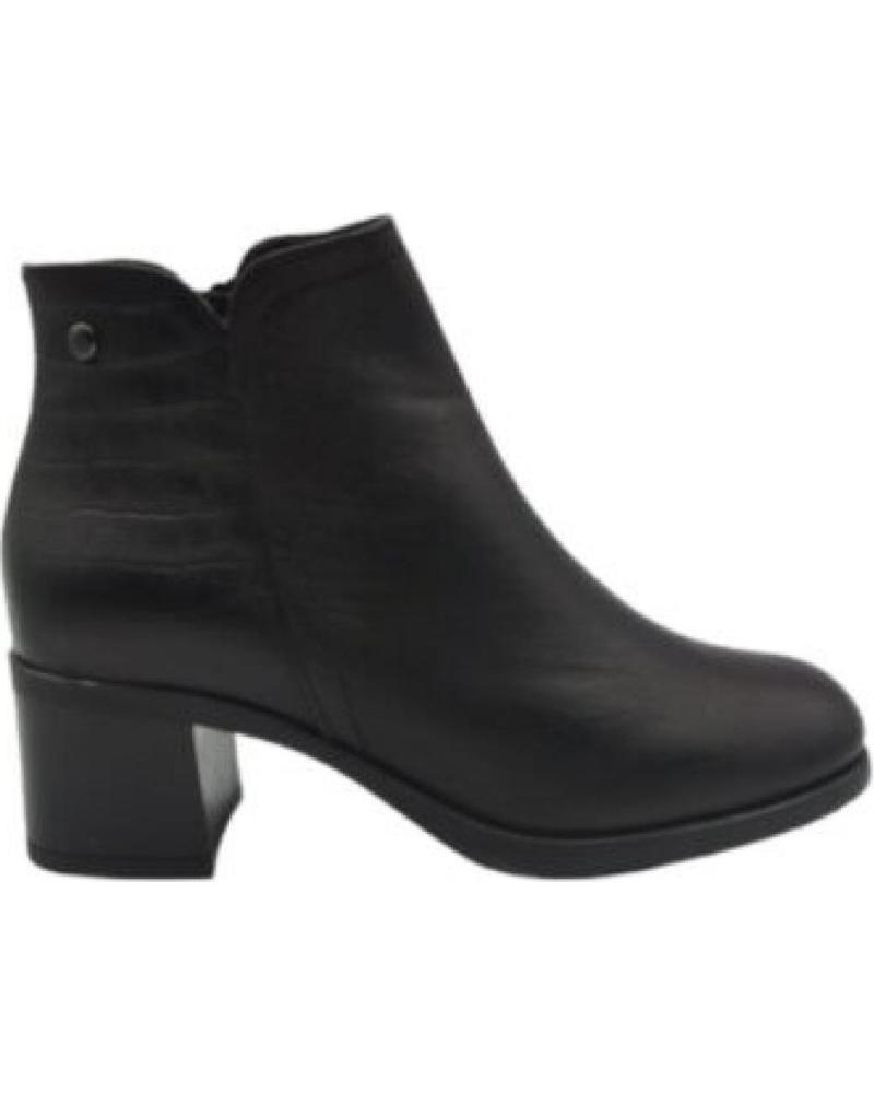 Stivaletti per Donna KAOLA - BOTIN MUJER TACON PIEL 100 NEGRO