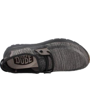 Sportif pour Homme HEY DUDE ZAPATILLAS HOMBRE MODELO 40140H COLOR NEGRO BLACK