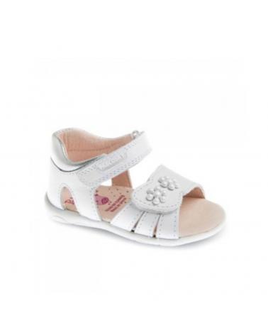 Sandales pour Fille PABLOSKY - SANDALIA BEBE VELCRO PERLITAS BLANCO
