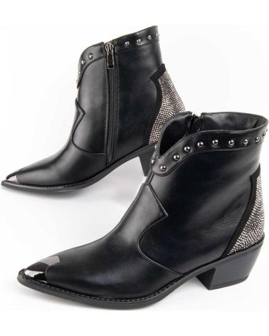 Woman Mid boots MONTEVITA ESPUELA5 BLACK